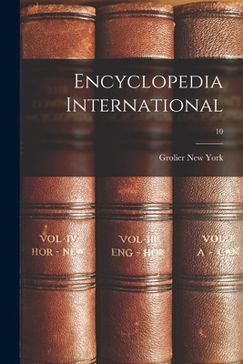 Libro Encyclopedia International; 10 - New York, Grolier