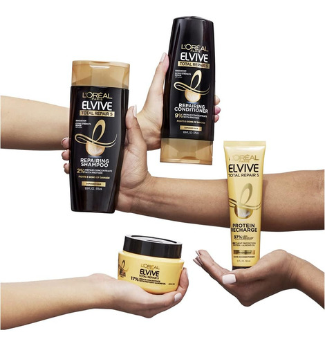 Loreal Paris Elvive Total Repair 5 Tratamiento Sin Enjuague