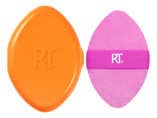 Miracle 2 In 1 Powder Puff + Travel Case Real Techniques