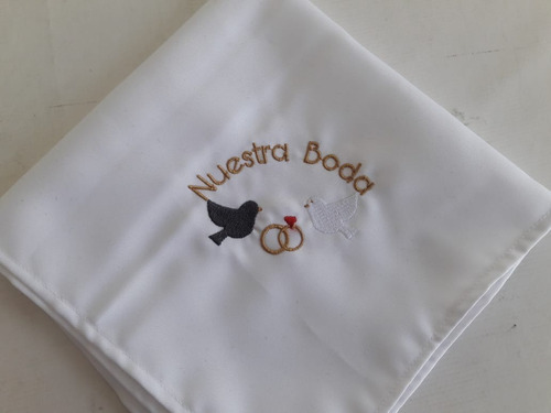 Servilletas Bordadas Bodas, Xv Años, Bautizos, 3 Años Y Más