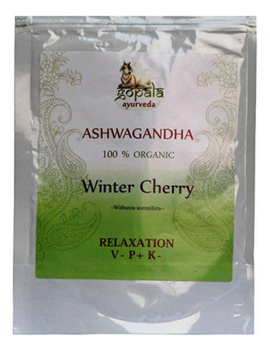 Ashwagandha( Ginseng Indio) Hierbas Medicinales Ayurveda 50g