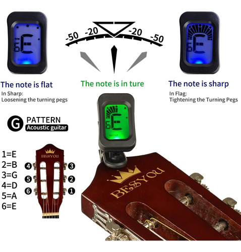 Besyou Guitarra Acústica Guitarra Para Niños Incluye Soporte