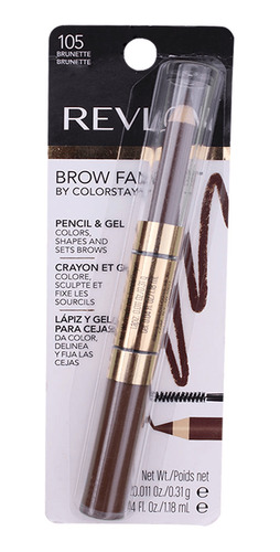 Delineador Cejas+gel Revlon 105 Brunette