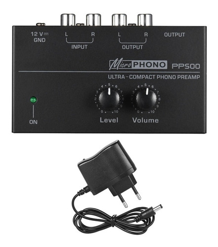 Pre Amplificador Toca Disco Controles Volume Nivelador Pp500 1110v/220v