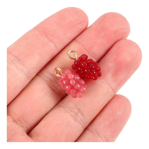 12 Abalorios De Fruta Colgante De Uva 3d De , Hacer Jo...
