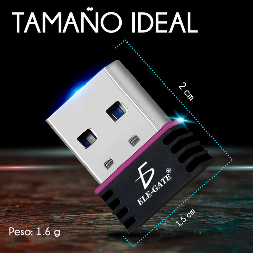 Antena Adaptador Usb Wifi Nano 100m 150mbps 802.11b/g/n