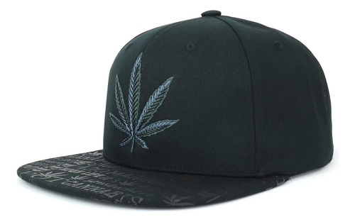 Trendy Shop Rasta Marijuana Leaf Weed Gorra Plana Bordada En