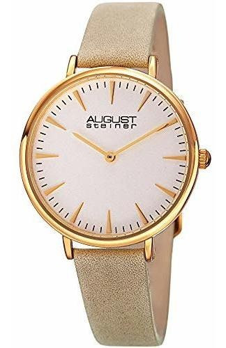 Reloj De Agosto Steiner Graneado Borrar De La Mujer - Movimi