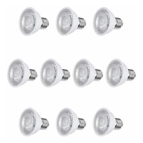 Pack De 10 Focos Mr16 Led Aksi 3w Luz Blanca Base E27 Color de la luz Blanco frío