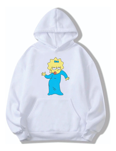 Buzo Maggie Simpson Los Simpsons Hoodie Canguro Niño Niña #1