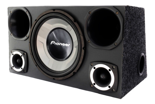 Imagem 5 de 7 de Caixa Trio Pioneer Completa Sub 12 + Modulo Taramps Tl1500w