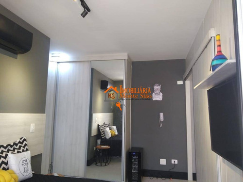 Studio Com 1 Dormitório À Venda, 38 M² Por R$ 325.000,00 - Vila Augusta - Guarulhos/sp - St0011