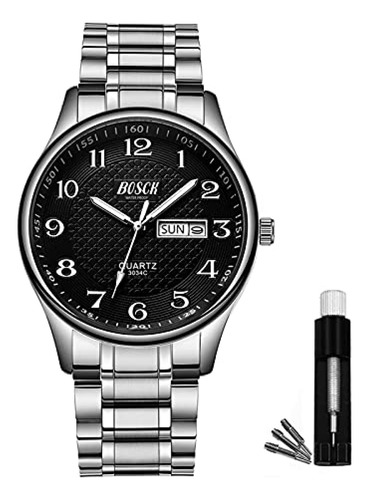 Reloj Hombre  Bosck Reloj Analógico Para Hombre, 40 Mm, Fáci