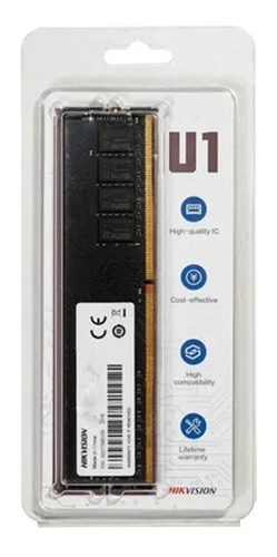 Memoria RAM U1 color negro 8GB 1 Hikvision HKED3081BAA2A0ZA1