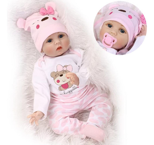 Maihao 22 Pulgadas Realistas Reborn Baby Dolls Girls Realist