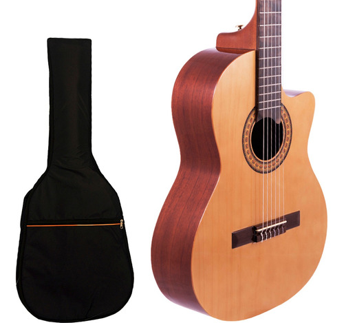 Guitarra Criolla Gracia G10 Clasica Con Corte + Funda