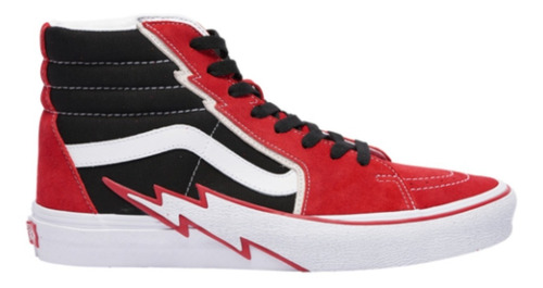 Vans Sk8 Hi Bolt Racing Red Black Vn0a5jivyhu