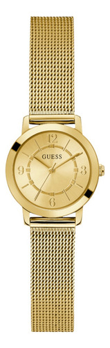 Reloj Guess Sugar Dama Color De La Correa Dorado2