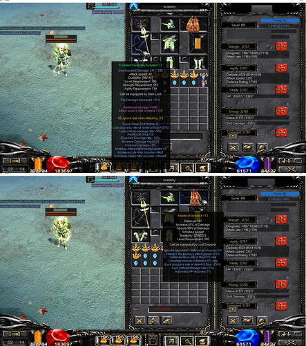 Cuenta Infinity Mu Online S3 Ep1 Full Leyenda Old Staff (Usado)