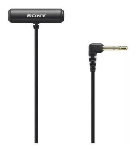 Microfone Sony Ecm-lv1 Omnidirecional Preto