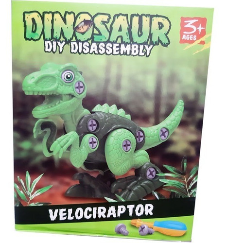 Dinosaurio Armable Velociraptor. Ideal Para Regalo