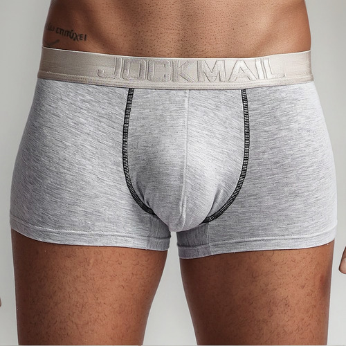 Bóxer Con Nalgas Convexas En U Con Bolsillo De Malla A La Mo