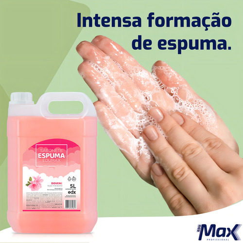 Galão Sabonete Espuma 5l Spray Ação Hidratante Edumax