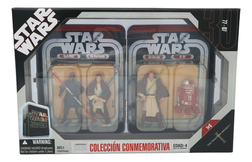 Star Wars Colección Conmemorati 4 Pack Episode I Caja Lámina