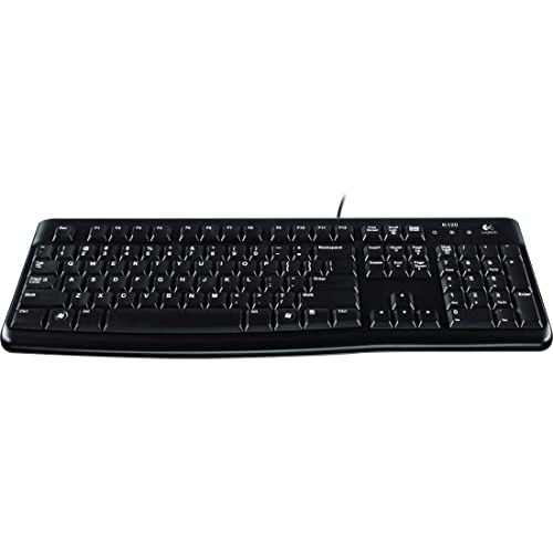 Logitech K120 Wired Keyboard For Windows, Plug And Play, Ful