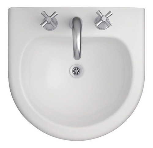 Imagen 1 de 1 de Lavatorio Ferrum Avignon 50cm 3 Agujeros Sin Vanitory L5m3jb
