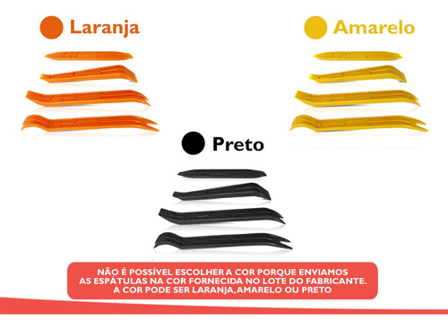 Imagem 4 de 6 de Jogo De Espátulas De Nylon Automotivas Com 4 Peças Top