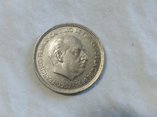 Moneda España Francisco Franco 1957