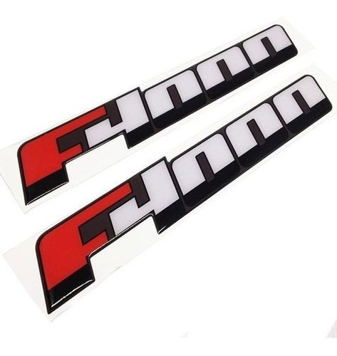 Kit Emblemas 4x4 F-4000 16/Cummins Lateral Adhesivo Resinated