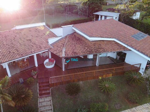Chácara Em Condomínio Para Venda Com 380 Metros Quadrados No Lagos De Shanadu Em Indaiatuba - Sp - Ch0036
