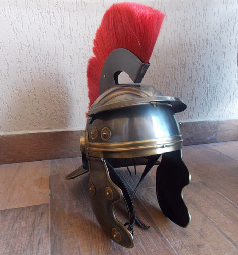 Elmo Capacete Optio Romano Exercito Imperial Centurião - Aço