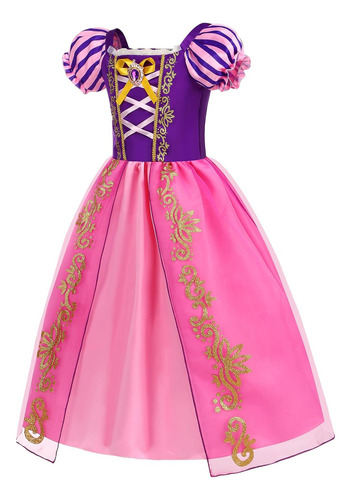 Disfraz De Rapunzel Para Niñas, Ropa De Vestir De Princesa,
