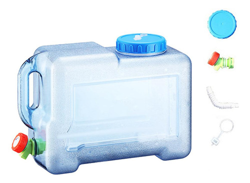 Contenedor De Agua Portátil Con Grifo Cubo De 12 Litros
