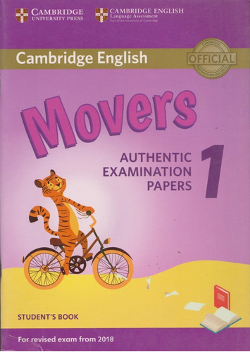 Movers 1 Student´s Book For Revised Exam From 2018