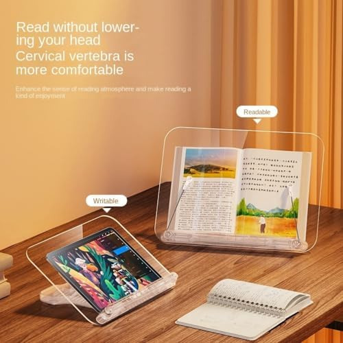 Acrylic Reading Shelf, Recipe Shelf, Reading Page Shelf, Coo