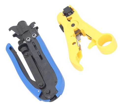 Pinzas Para Engarzar Cables Coaxiales, Herramienta Combinada