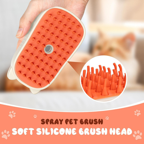 Cepillo De Vapor Para Gatos Para Mudar Cepillo De Pelo De Va