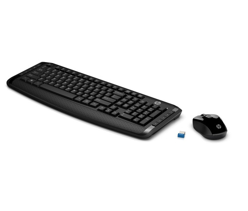 Imagem 4 de 8 de Teclado E Mouse Sem Fio Wireless 300 Hp