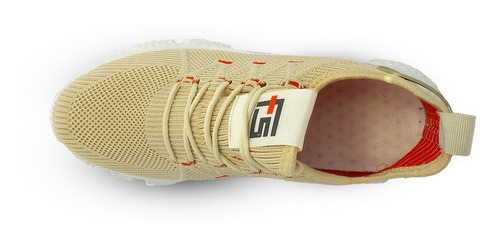 Imagen 4 de 7 de Tenis Casuales Unisex Beige Tmx