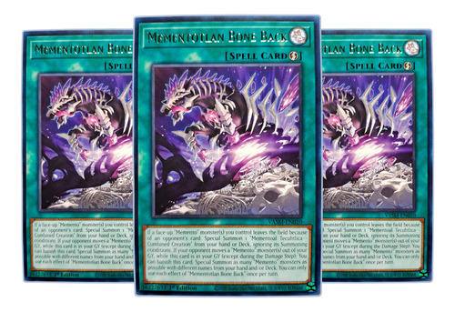 Yugi-oh! Mementotlan Bone Back Vasm-en010 Rare