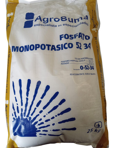 Fosfato Monopotasico 25 Kg Soluble