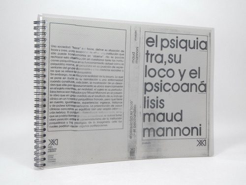 El Psiquiatra Su Loco Y El Psicoanálisis M Mannoni 1977 K6