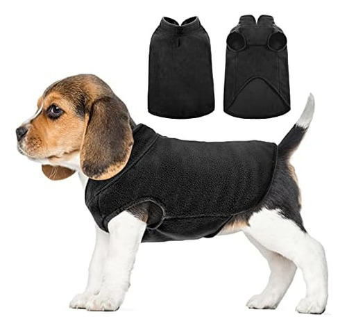 Fuamey Chaleco De Forro Polar Para Perros, Sudadera Cálida, 