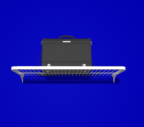 Imagem 2 de 2 de Prateleiras Aramado Para Closet Kit Com 1 Un 60x40