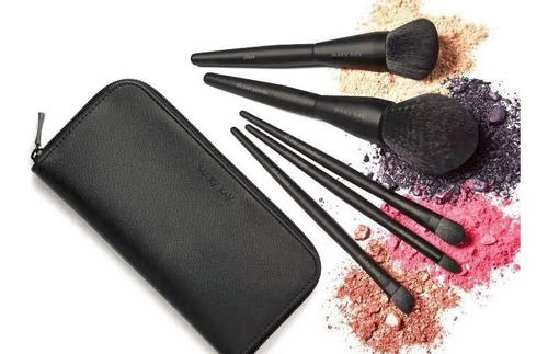 Set Esencial De Brochas Con Estuche Mary Kay