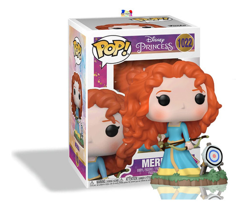 Disney Princesas Merida Arco Tiro Al Blanco Funko Pop Cf